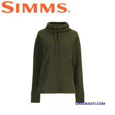 Худи женский Simms Women's Rivershed Sweater Riffle Green Heather размер S